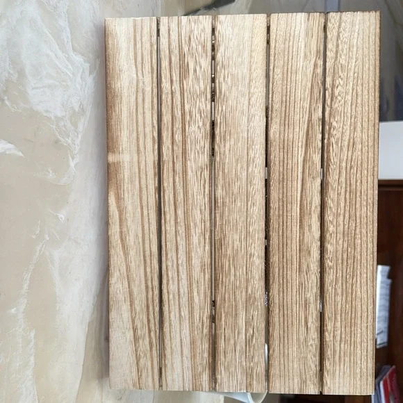 Wooden Slatted Tray - Picture 3 of 3